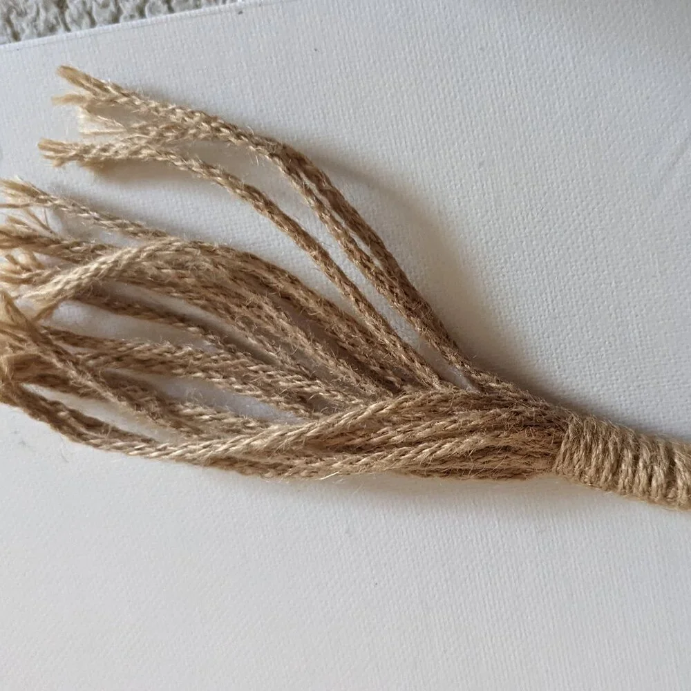 NWT Macrame Plant Hanger Retro 1970s Hippie Rustic Summer Home Decor Ashland NEW